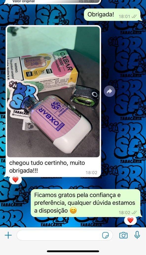 Print de feedback real: Pedido entregue
